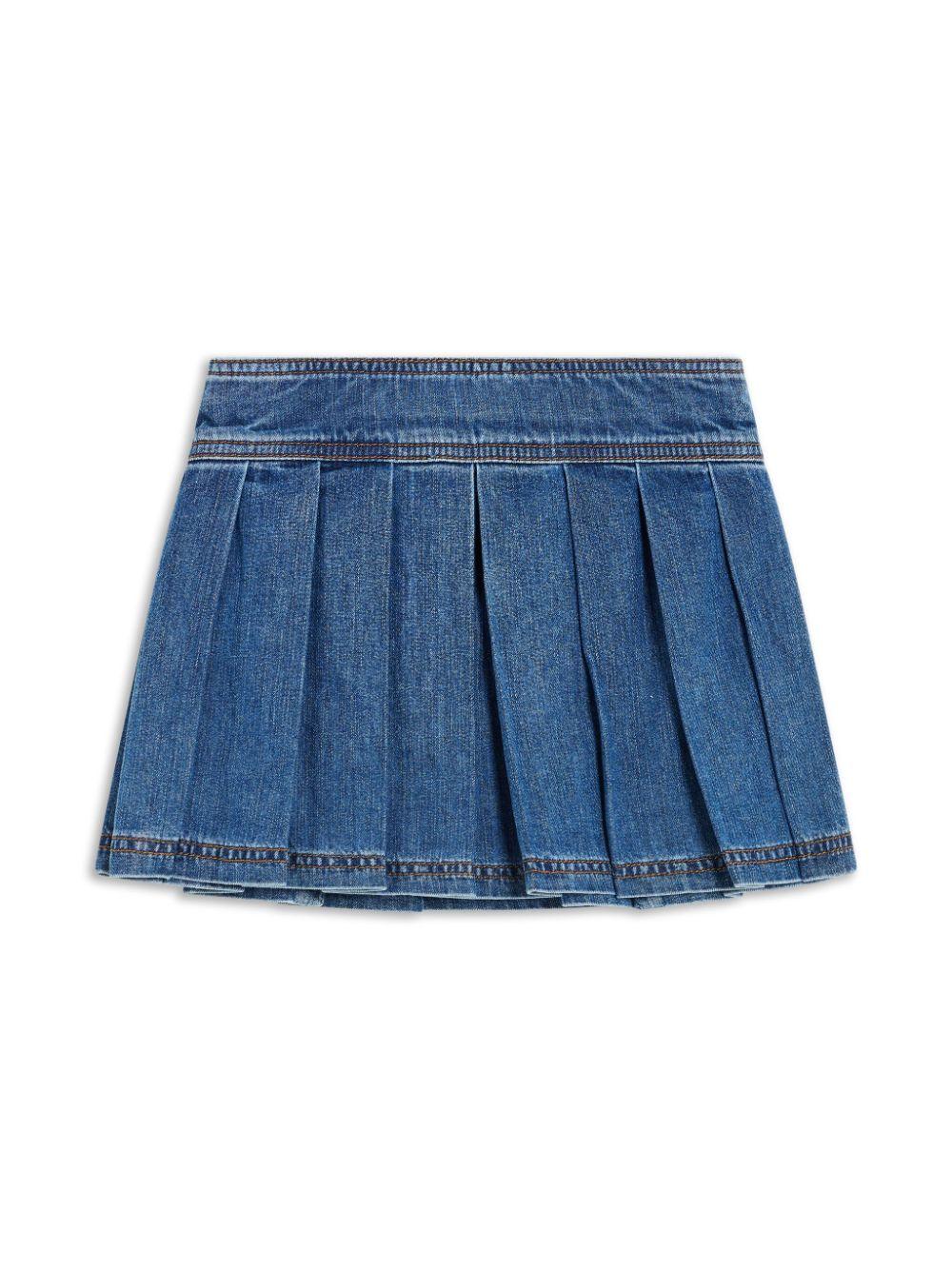 gonna denim bambina 10149561A10670 1D030 VERSACE 