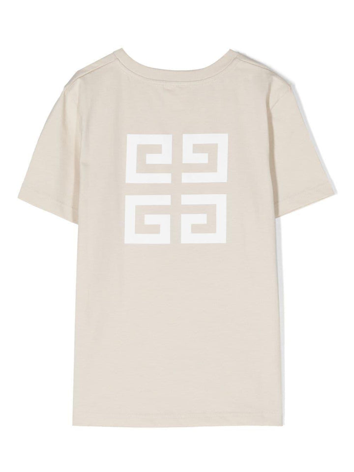T-shirt crema bambino H25406 184 Givenchy Kids 