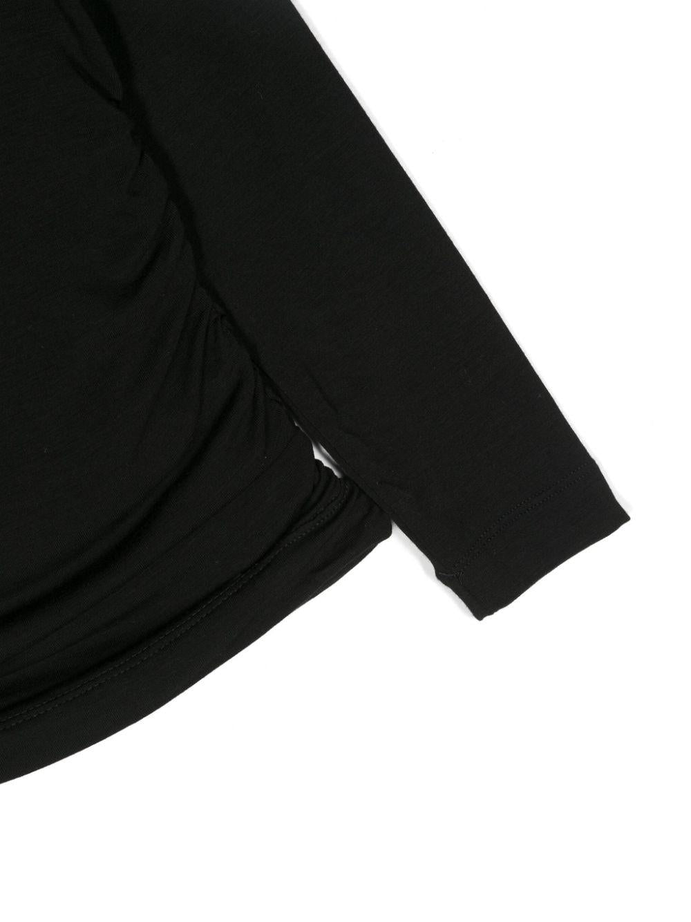 T-shirt nera bambina