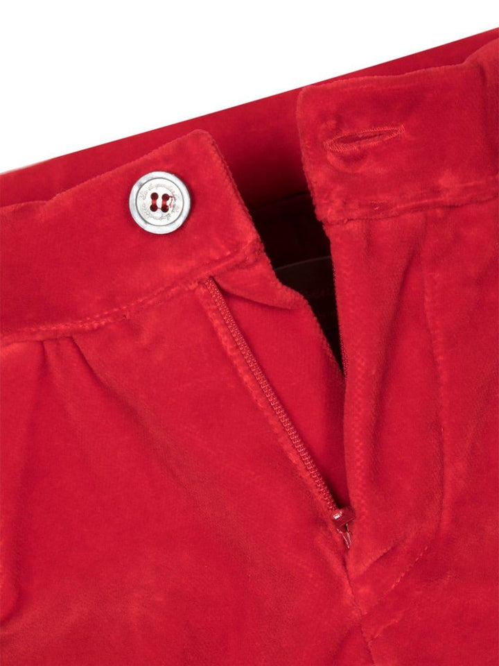 Bermuda rosso neonato unisex
