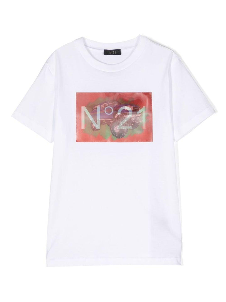 T-shirt in cotone con stampa grafica