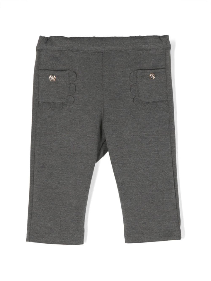 Leggins grigi neonata TX22041 22 TARTINE & CHOCOLAT 