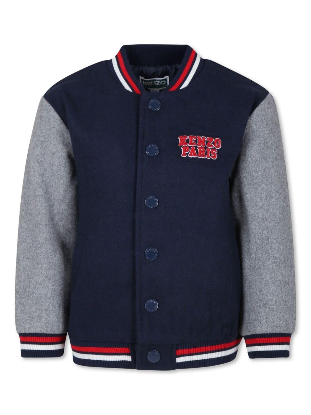 Bomber blu bambino