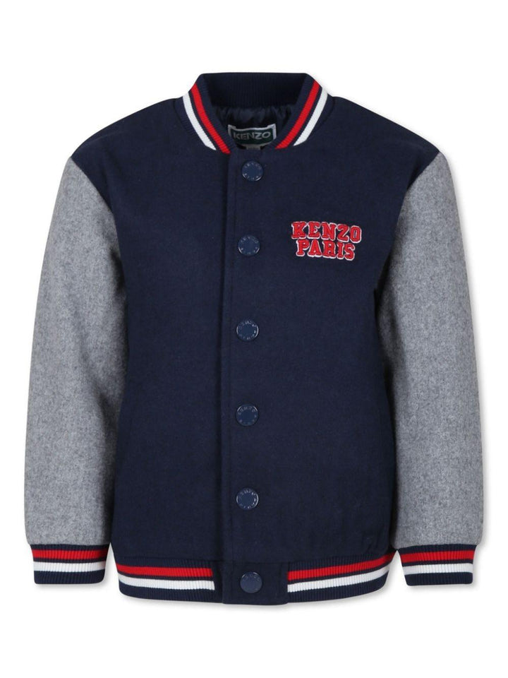 Bomber blu bambino