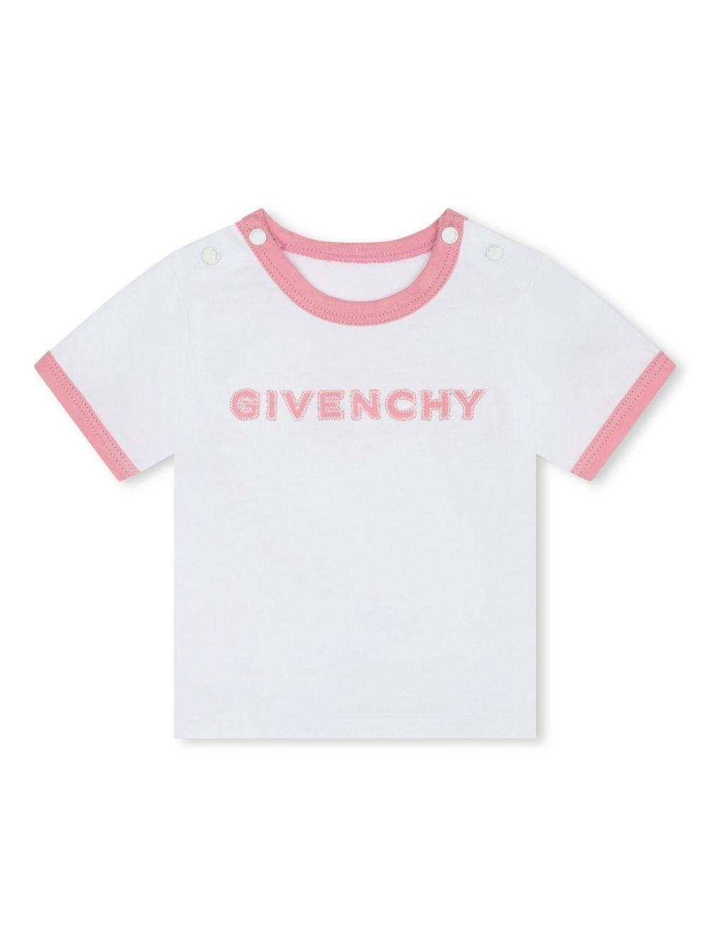 Set neonata bianco/rosa H30265 465 Givenchy Kids 