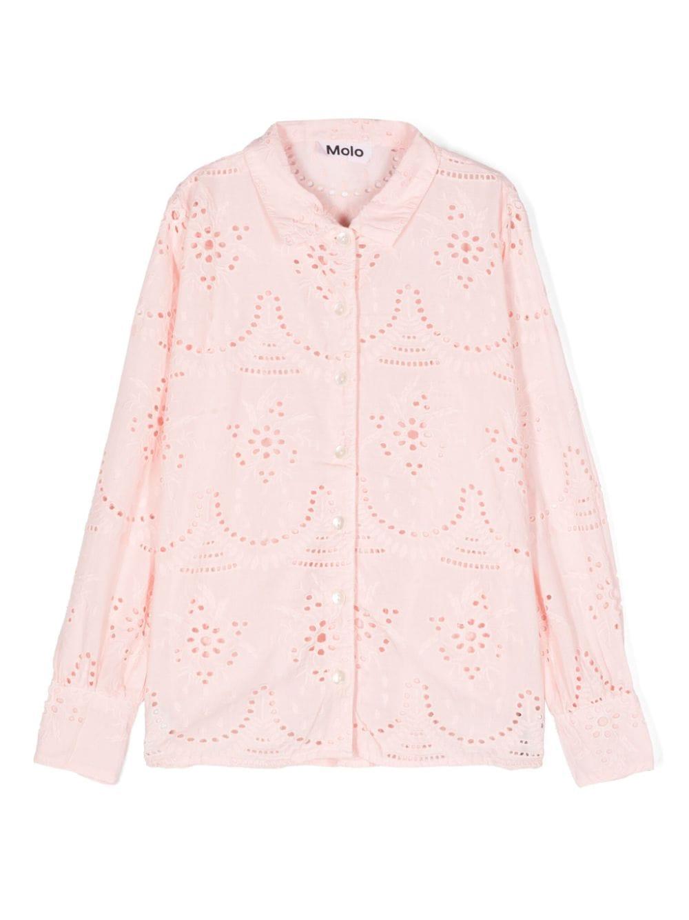 Camicia rosa bambina