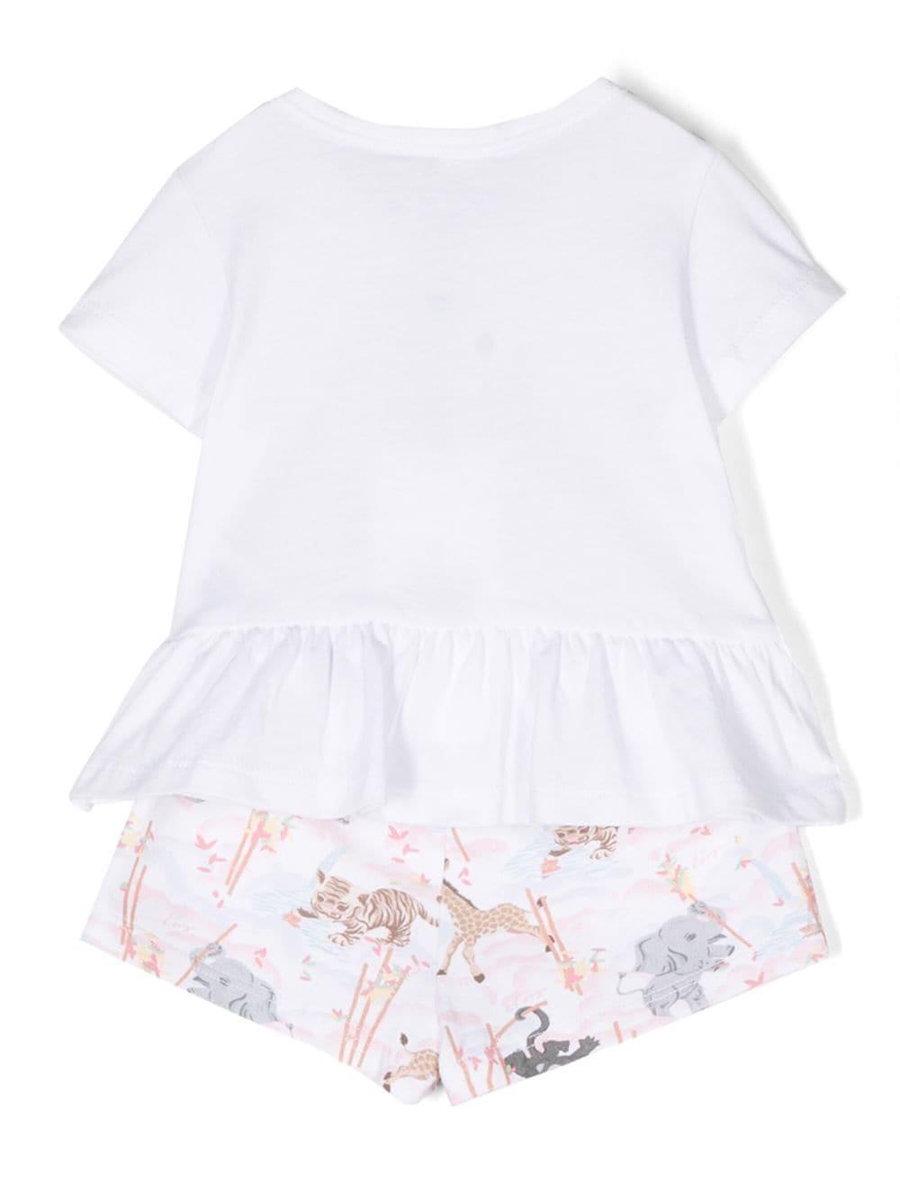 Set bianco neonata K98091 10P KENZO KIDS 
