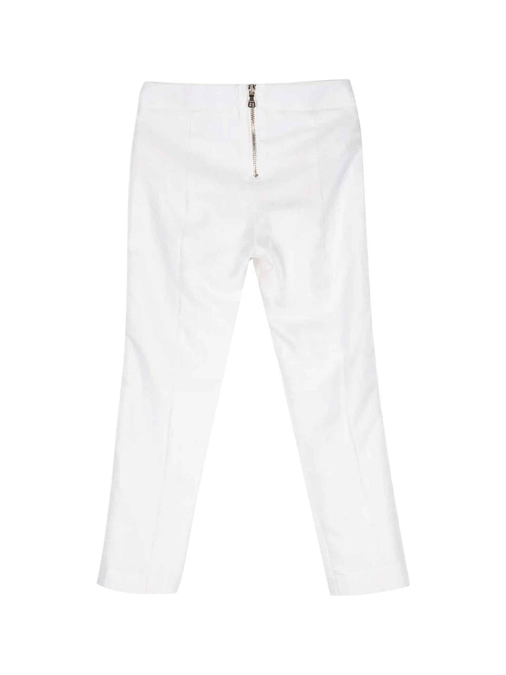 Pantaloni bianchi bambina
