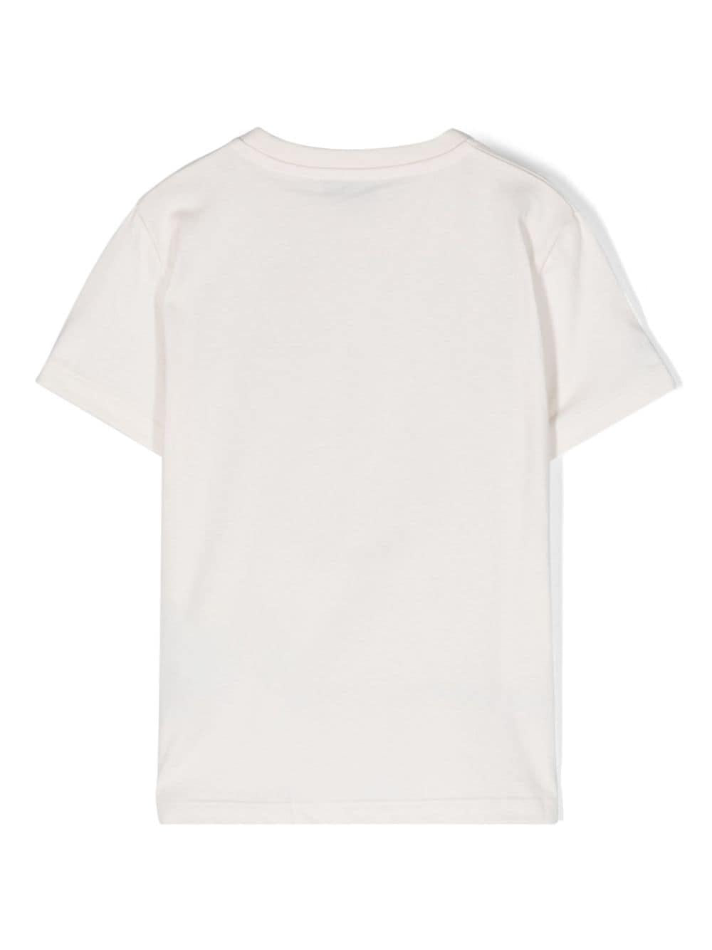 T-shirt bianca bambino GKP01403P001497 11616 GOLDEN GOOSE 
