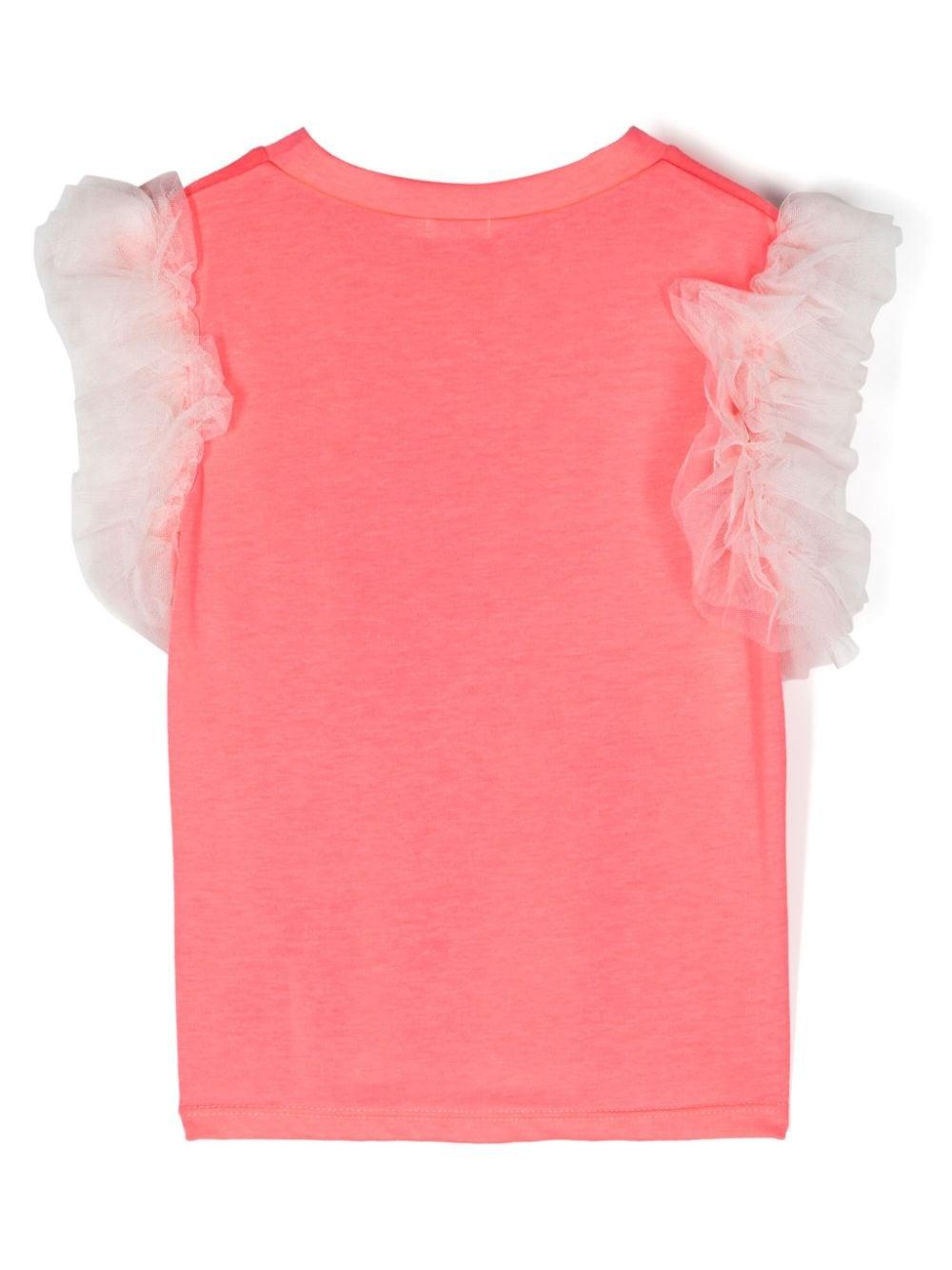 t-shirt rosa bambina