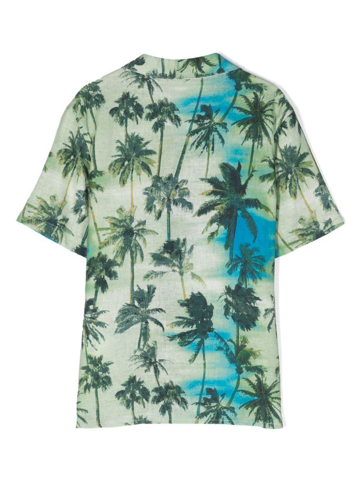 Camicia verde bambino