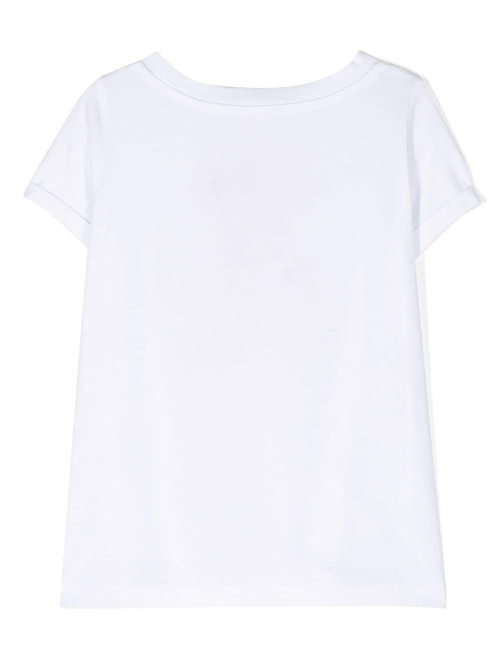 T-shirt bianca bambina