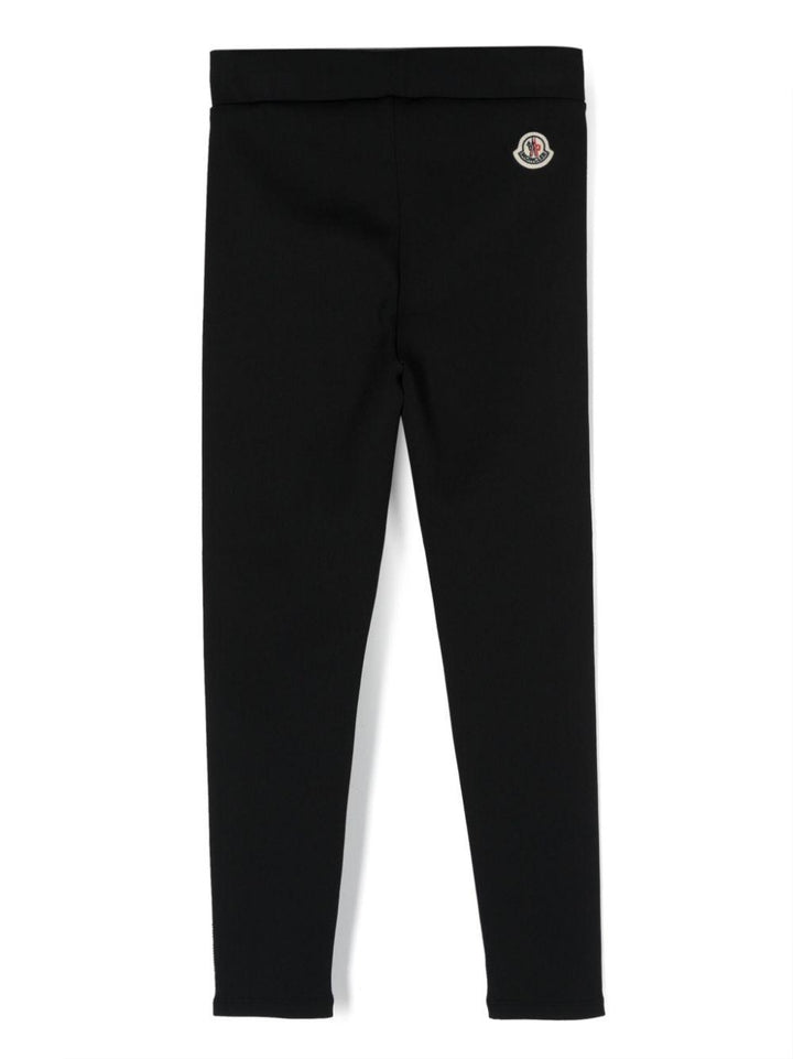 Leggins nero bambina 8H00015899LU 999 Moncler Kids 