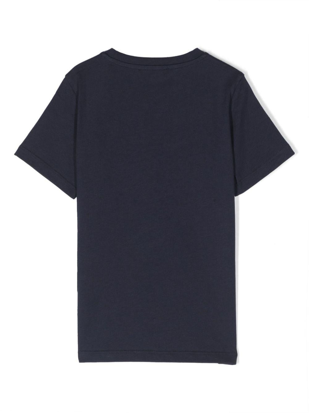 T-shirt blu navy bambino 10002391A10165 2UQ70 VERSACE 