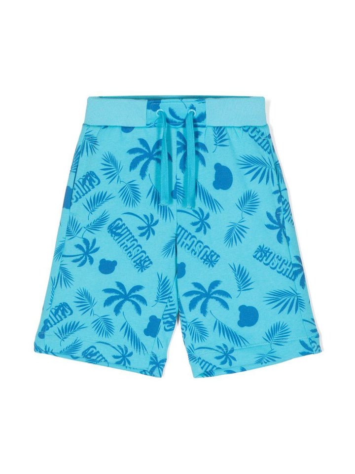 Shorts blu ceruleo bambino