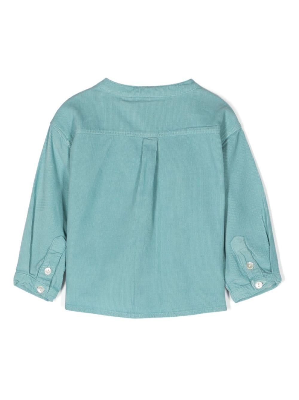 Camicia azzurra neonato unisex