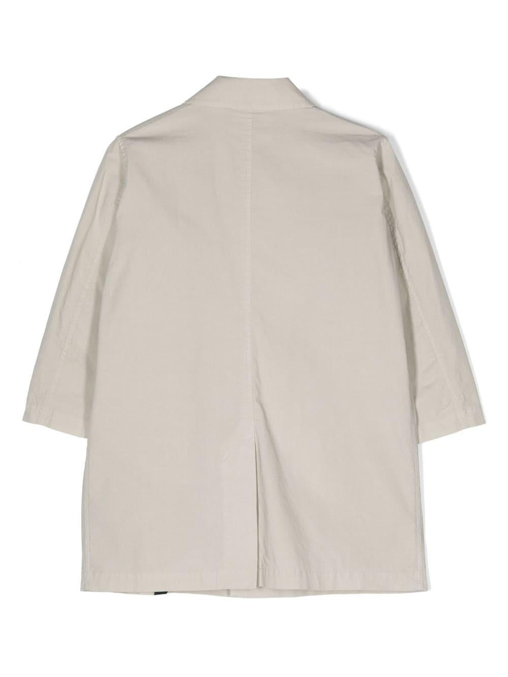 Trench beige chiaro bambina
