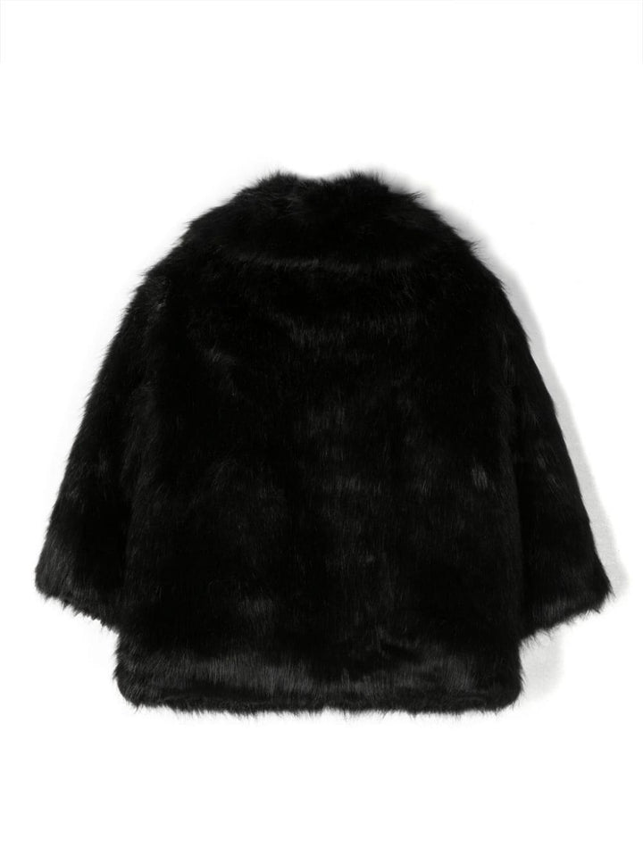 Pelliccia nera bambina