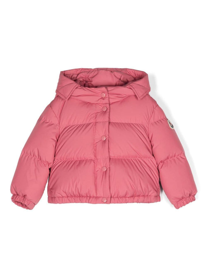 Piumino rosa neonata