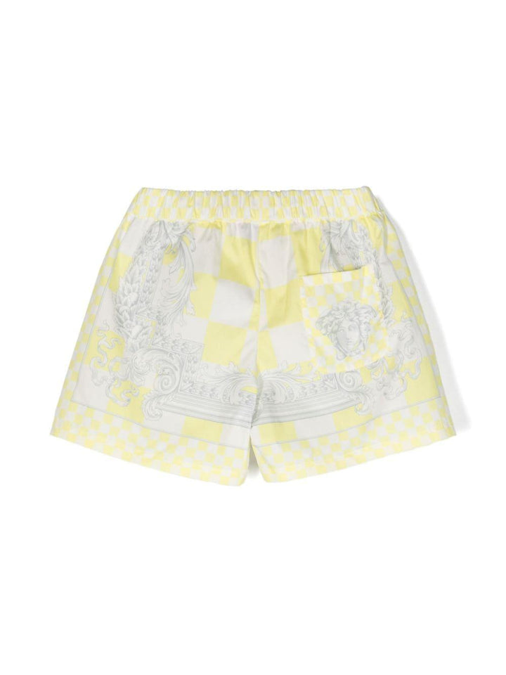 Shorts giallo bambina