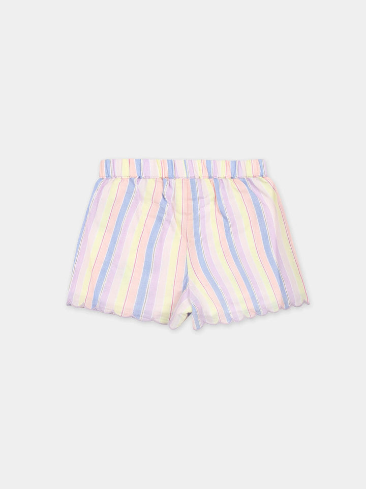 shorts multicolor neonata