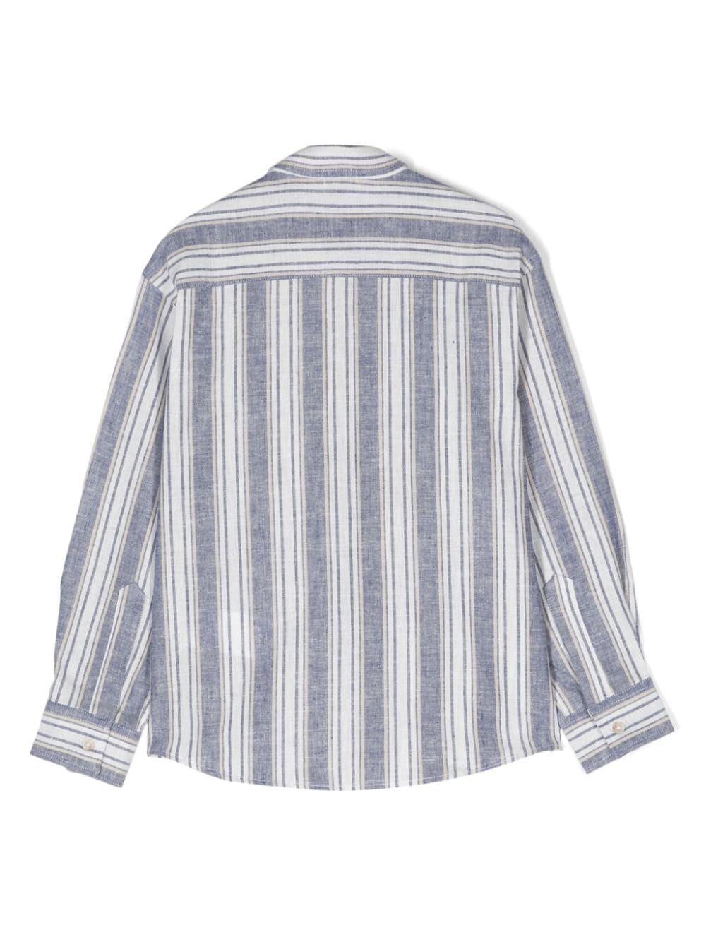 Camicia blu bambino