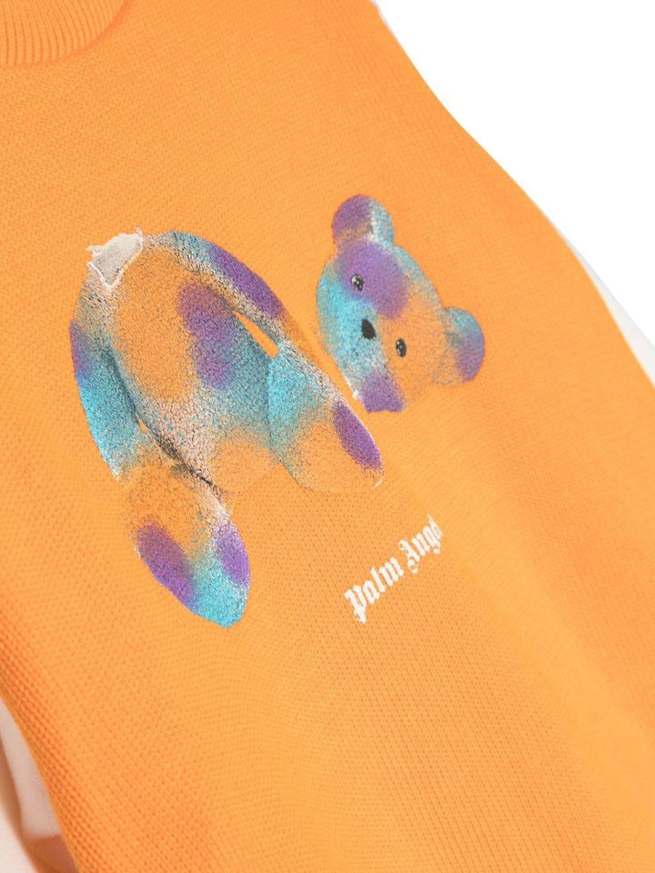 Felpa arancio bambino PBBA004S23FLE003 2043 PALM ANGELS KIDS 