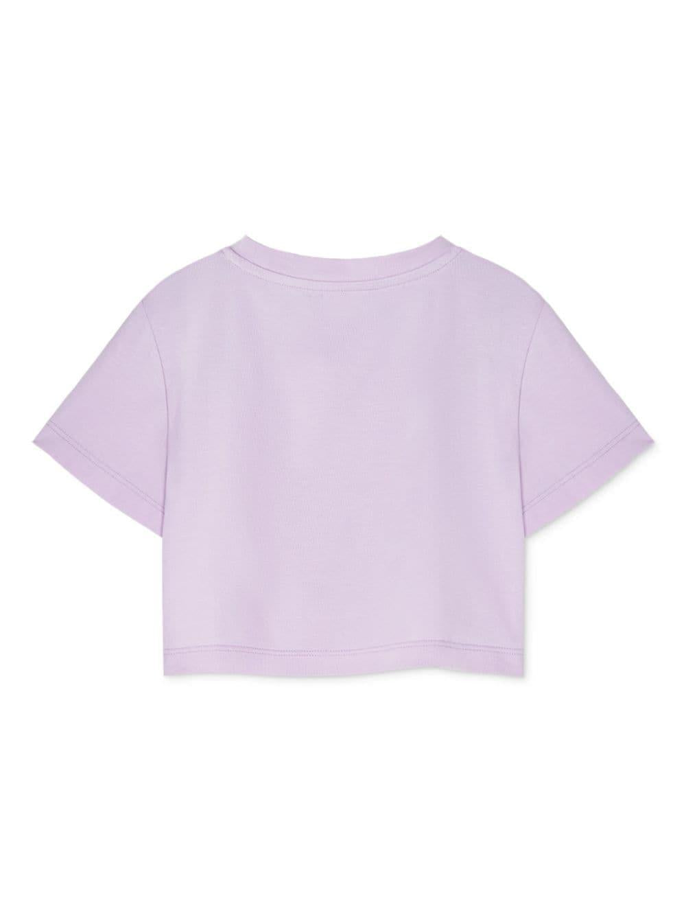t-shirt lilla bambina