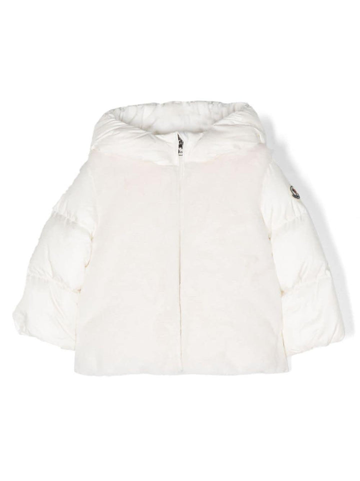 Giubbotto bianco neonato 1A00027595FE 034 Moncler Kids 