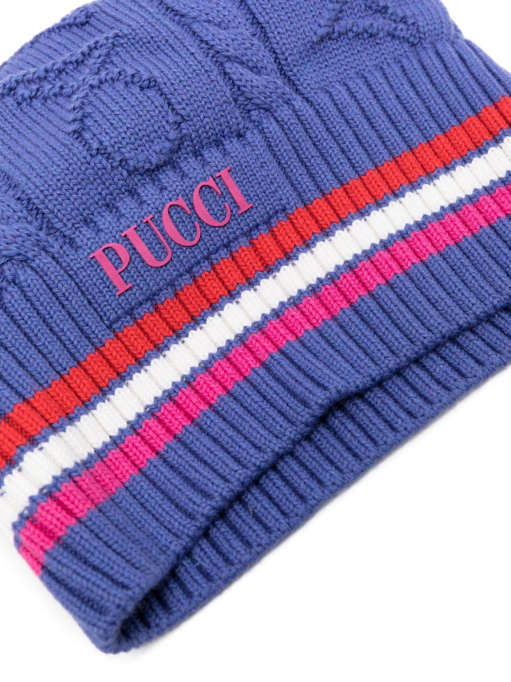 Cappello viola bambina