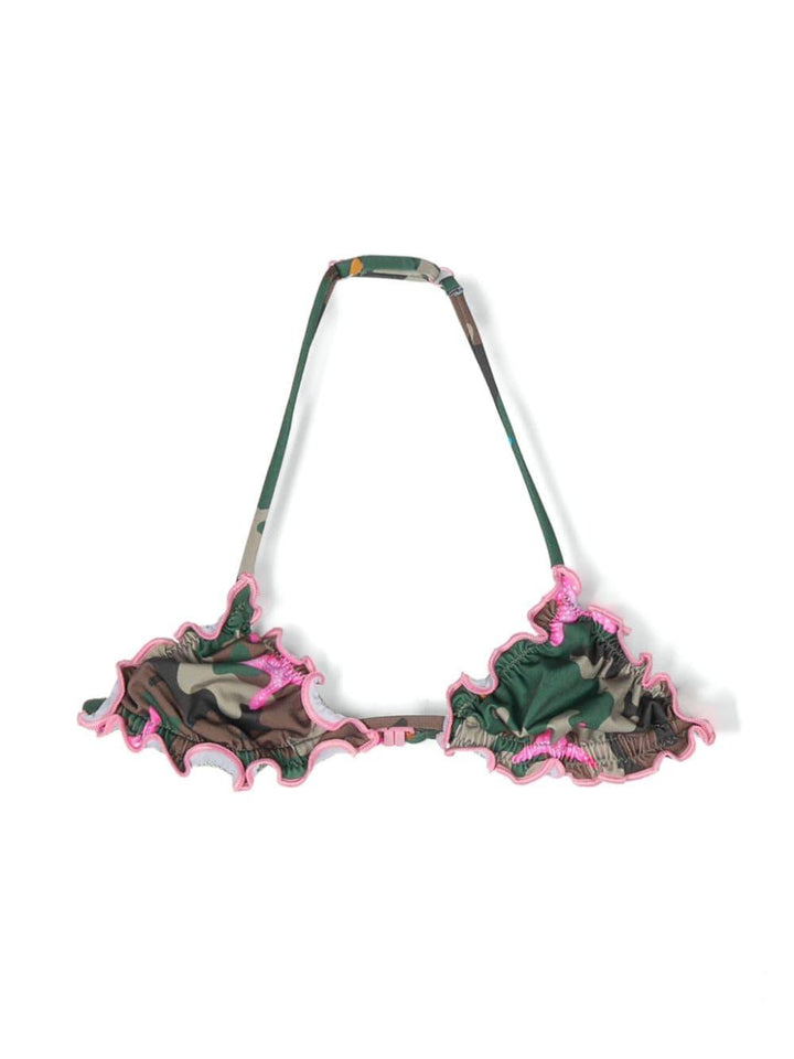 Bikini verde bambina