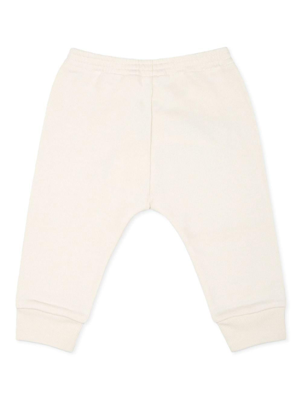 Pantaloni bianchi neonato unisex 631657XJGPC 9692 GUCCI KIDS 