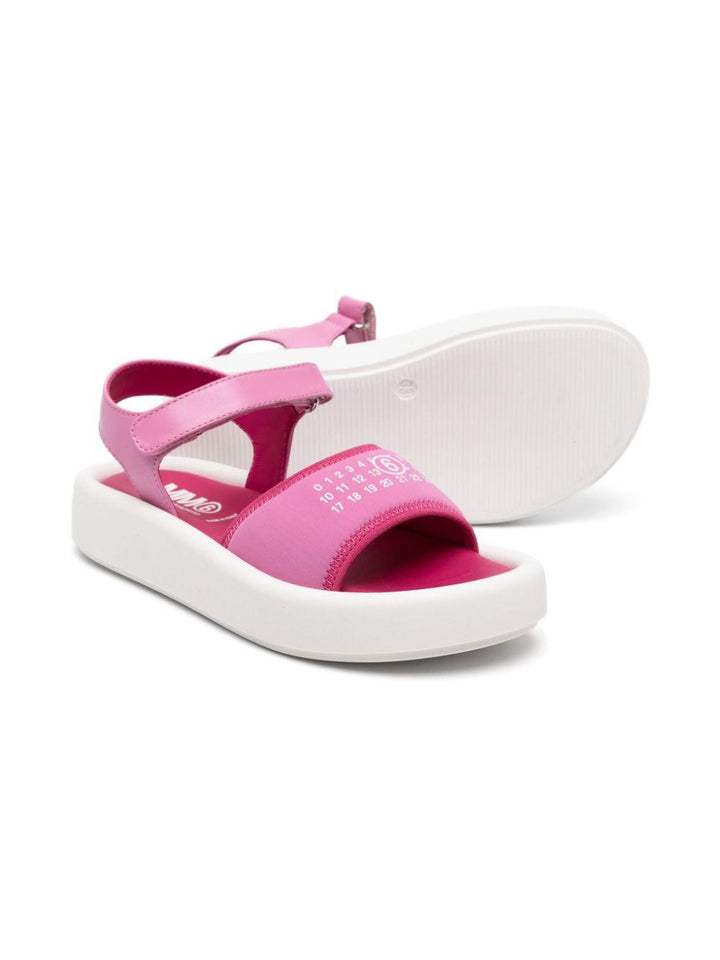 Sandali fucsia bambina