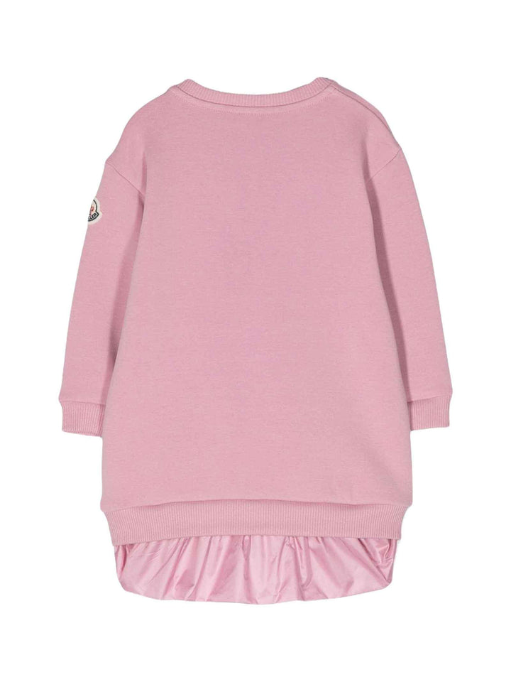 Abito rosa neonata 8I0000689A23 527 Moncler Kids 