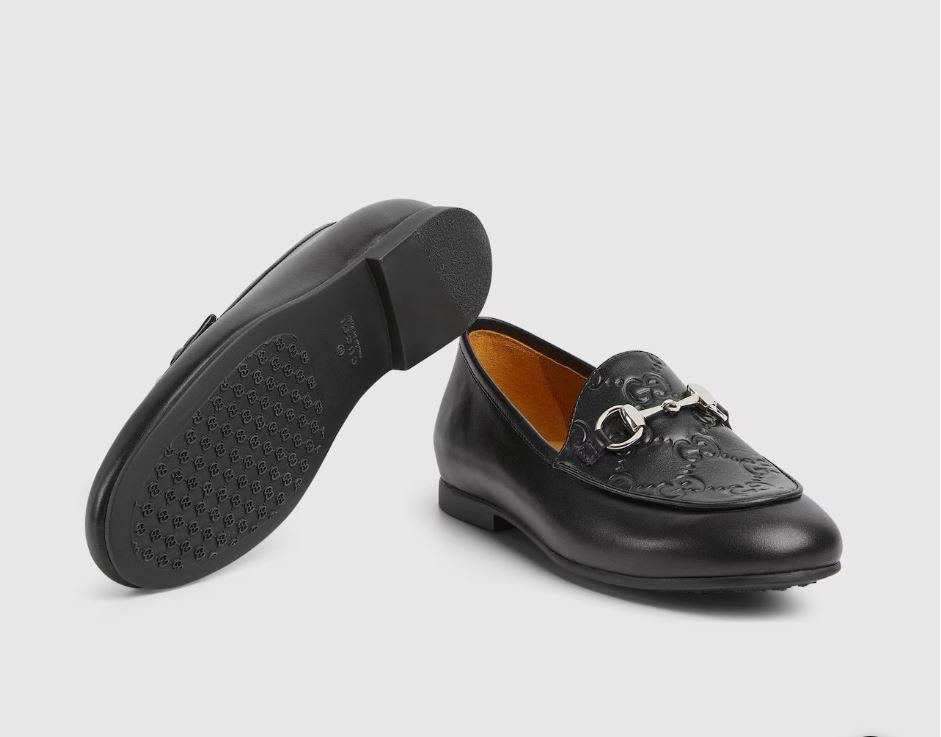 mocassino nero bambino 793314AAD7E 1000 GUCCI KIDS 