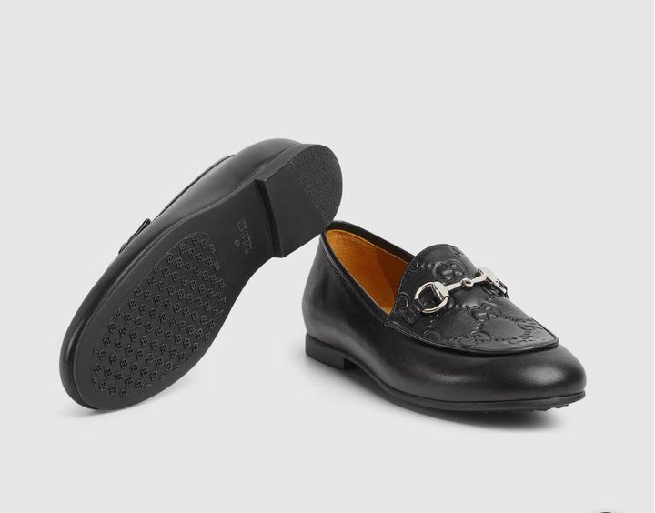 mocassino nero bambino 793314AAD7E 1000 GUCCI KIDS 