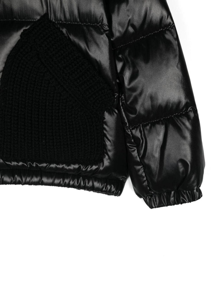 Piumino nero bambina 1A000035963V 999 Moncler Kids 