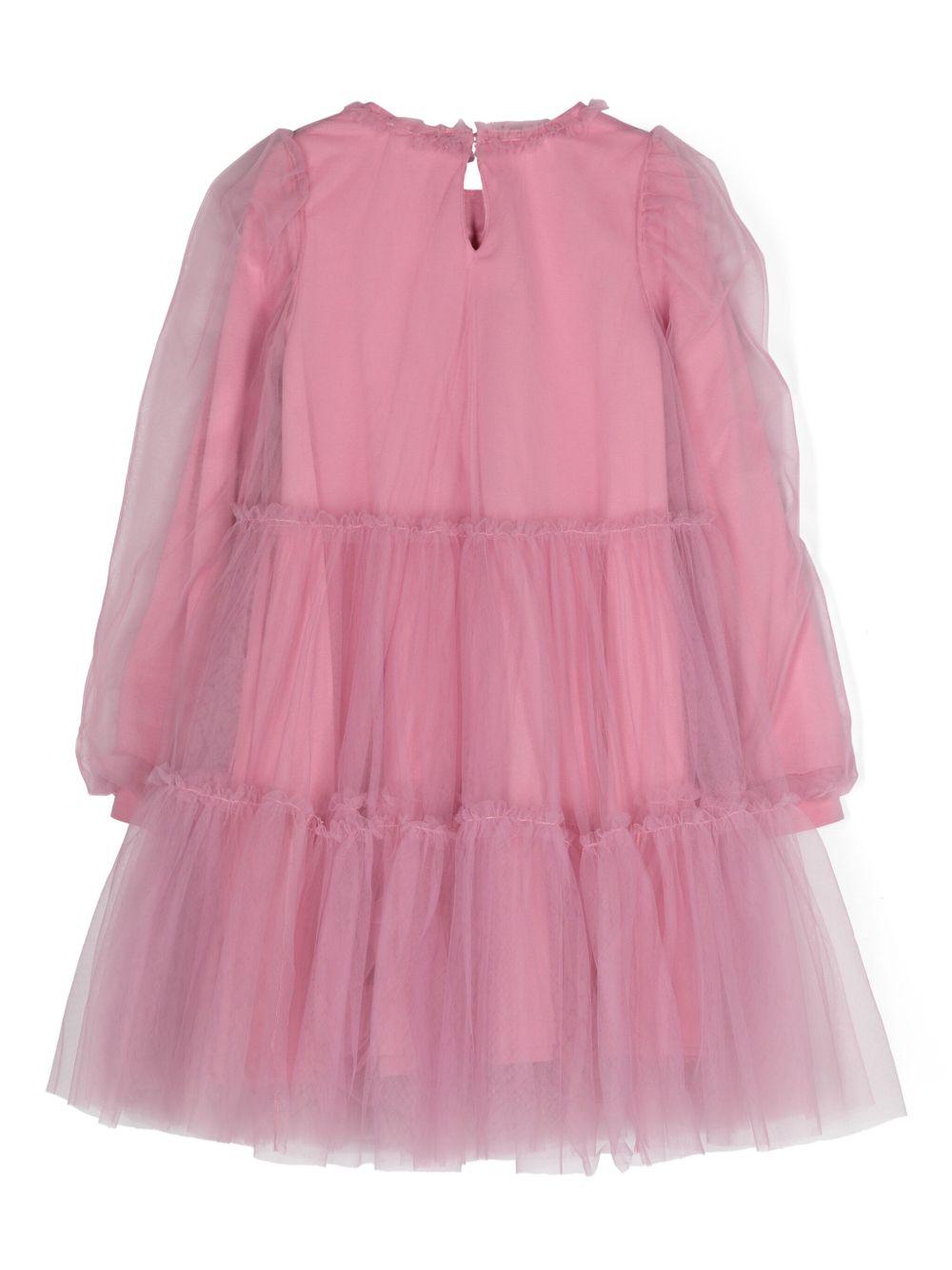 abito rosa bambina 17D900T9945 094C Monnalisa kids 