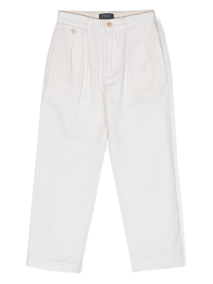 Pantaloni bianchi bambino