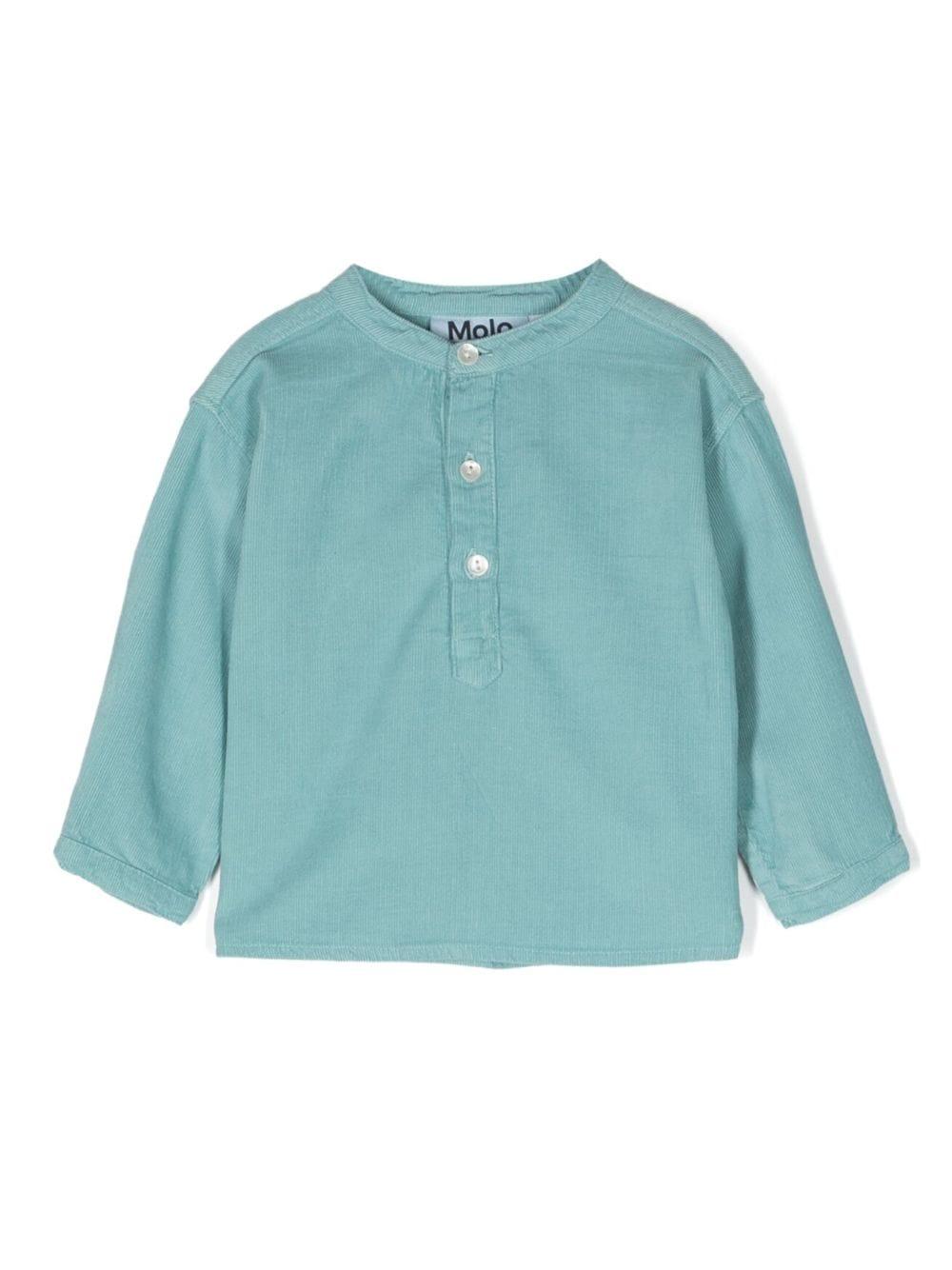 Camicia azzurra neonato unisex
