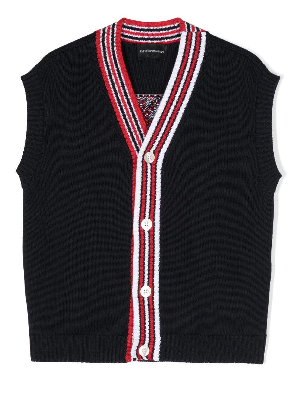 Gilet blu bambino