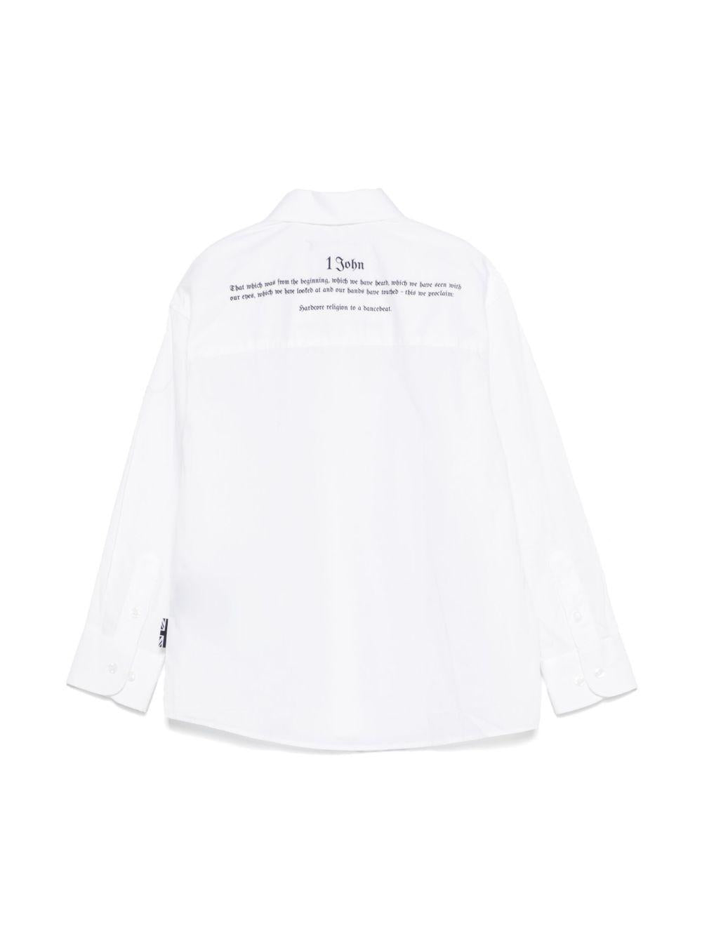camicia bianca bambino RBP25016CAHB WHITE JOHN RICHMOND KIDS 