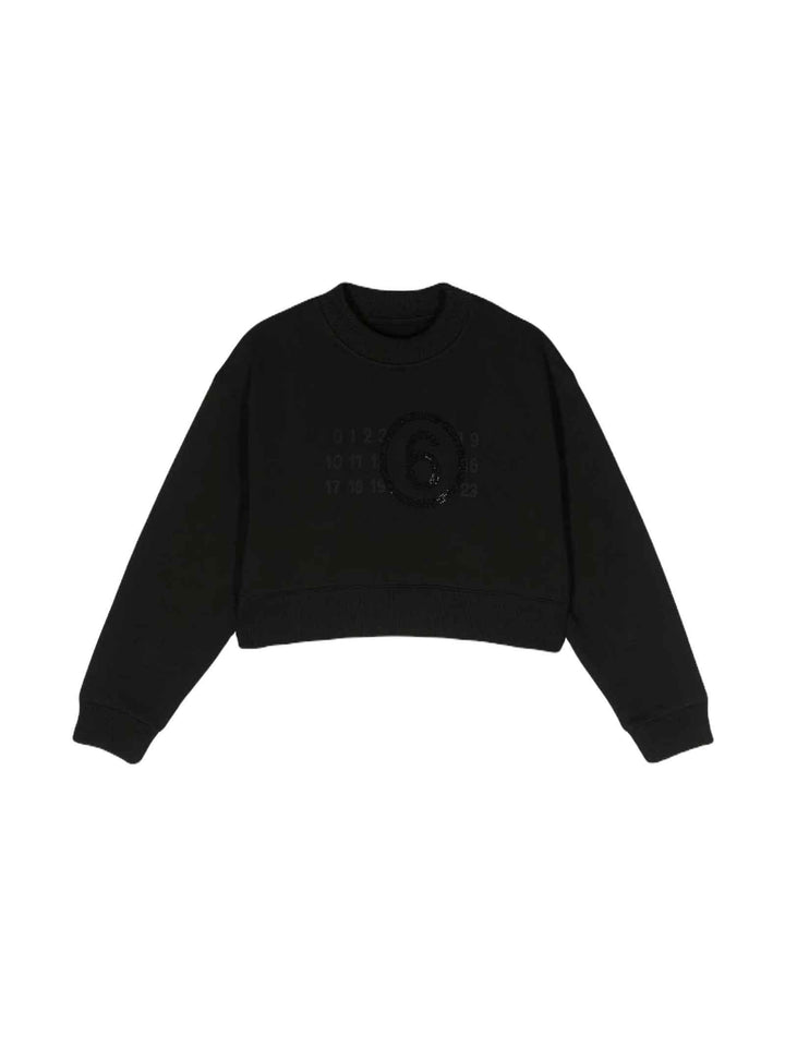 Felpa nera unisex
