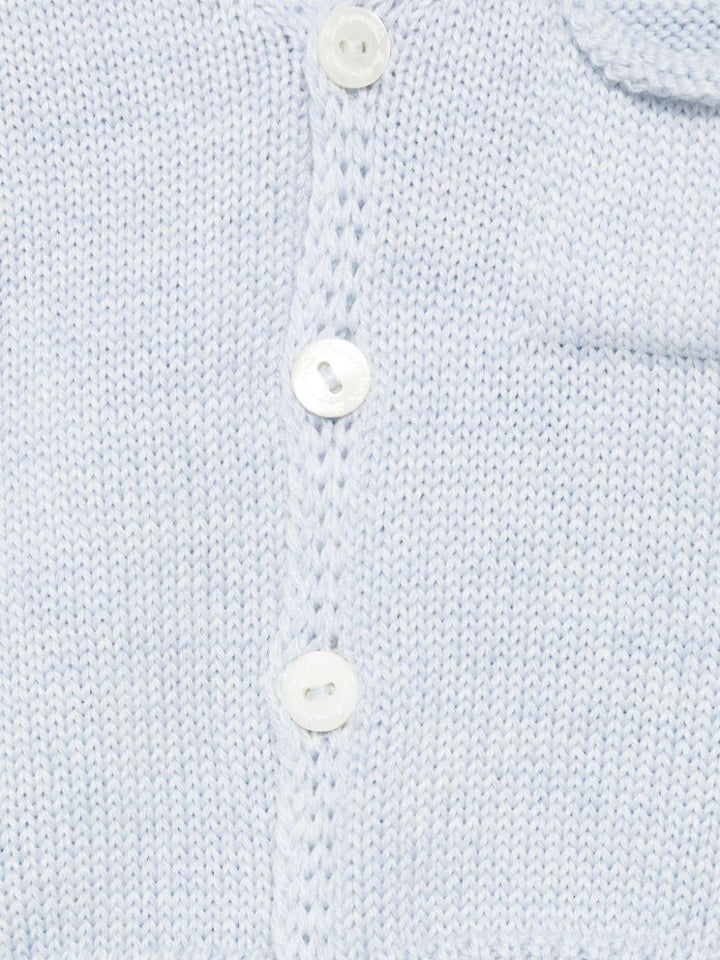 Cardigan azzurro neonato