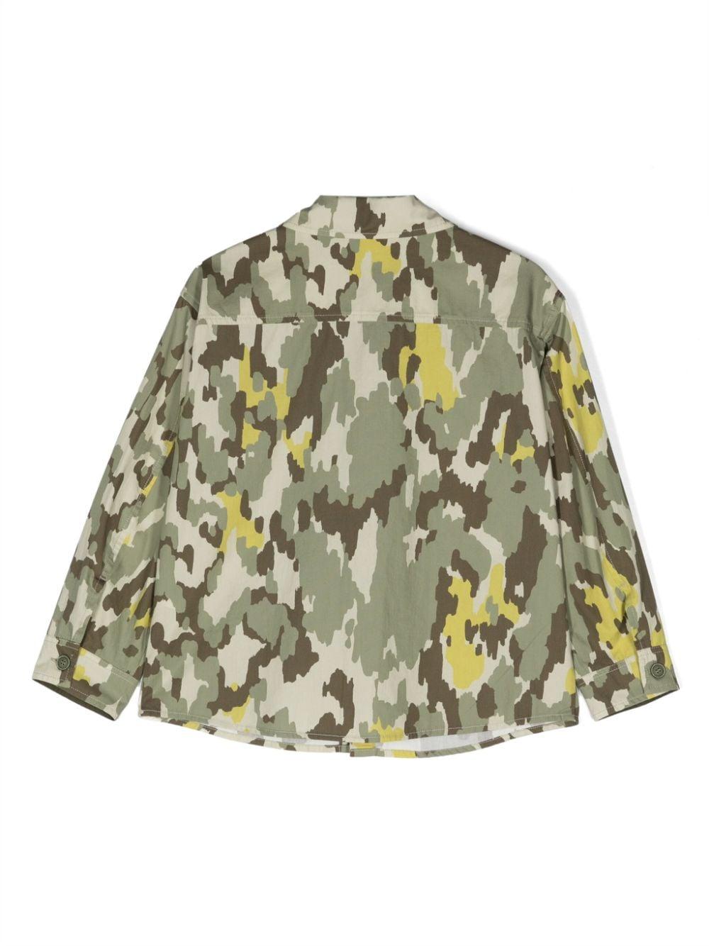 camicia camouflage bambino