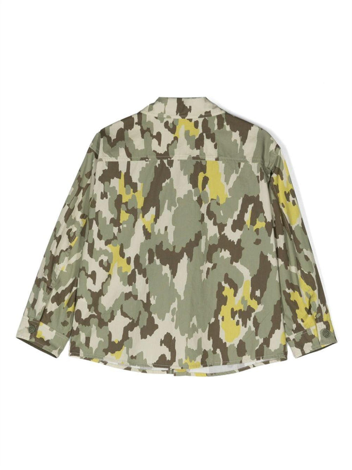 camicia camouflage bambino