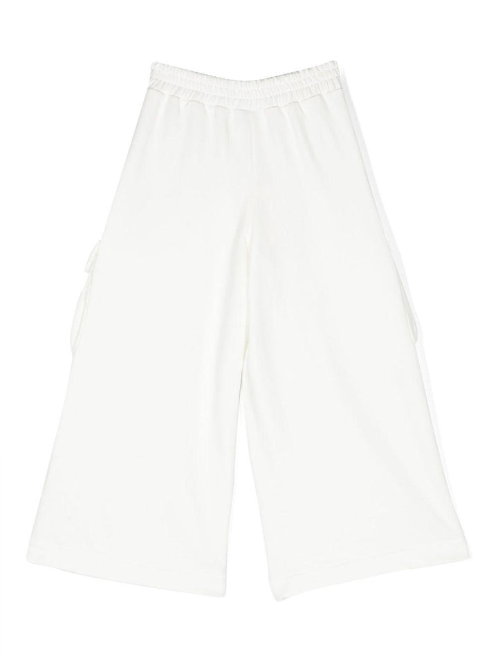 Pantaloni bianchi bambina