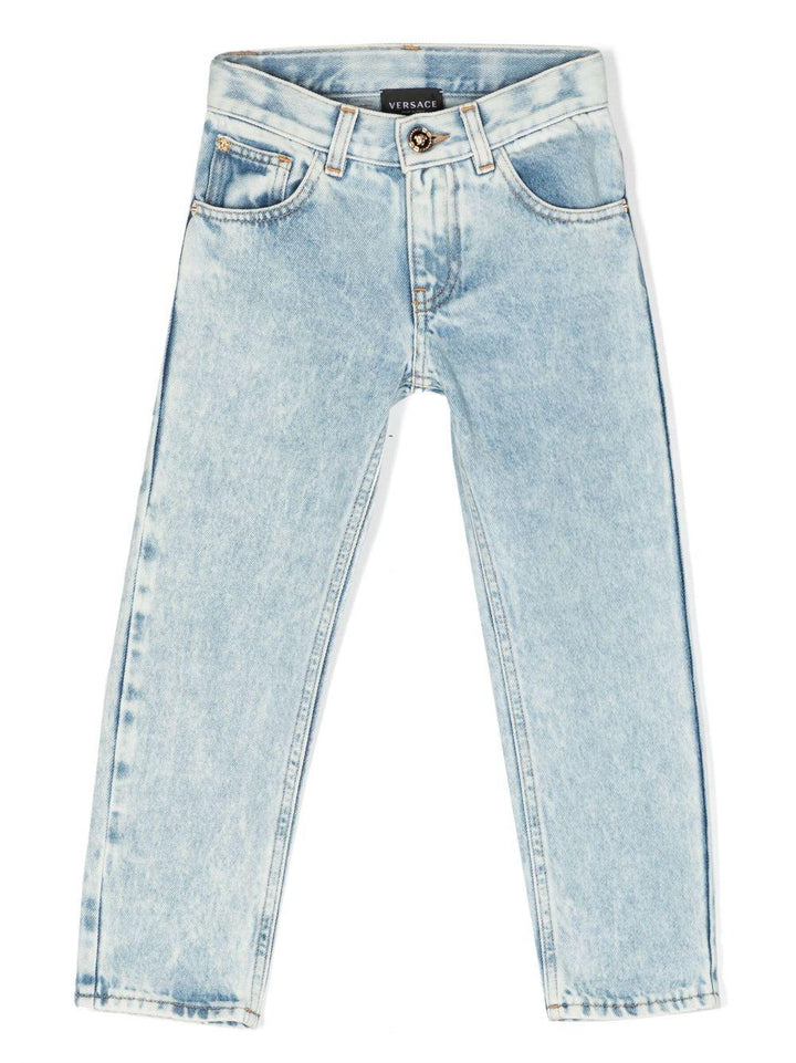 Pantaloni denim bambino 10011361A07852 1D030 VERSACE 