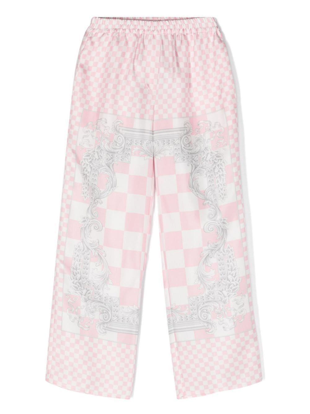 Pantaloni rosa chiaro bambina