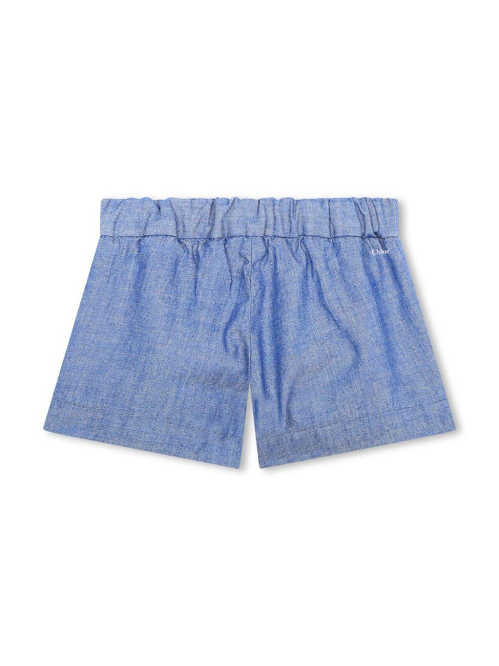 Shorts neonata blu